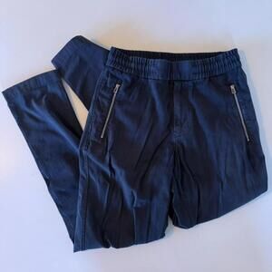 Paul Smith PS Mens Drawcord Tapered Trouser Chino Zippers - Size 28 - Navy Blue